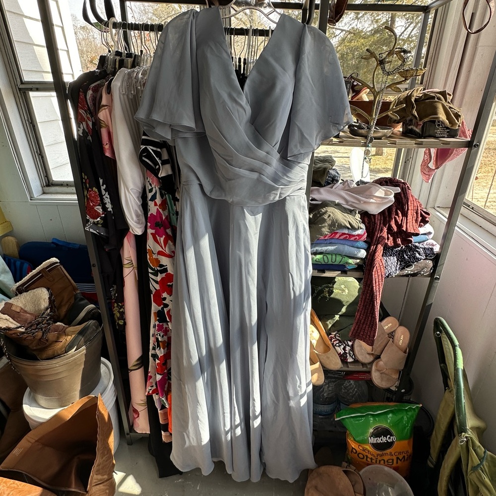 Blue formal dress